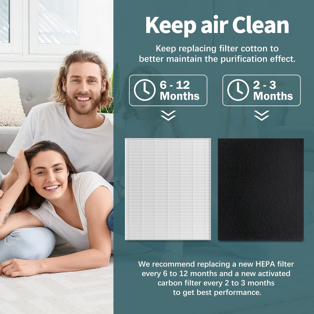 AP-1512HH Filter Compatible with Coway Airmega AP-1512HH