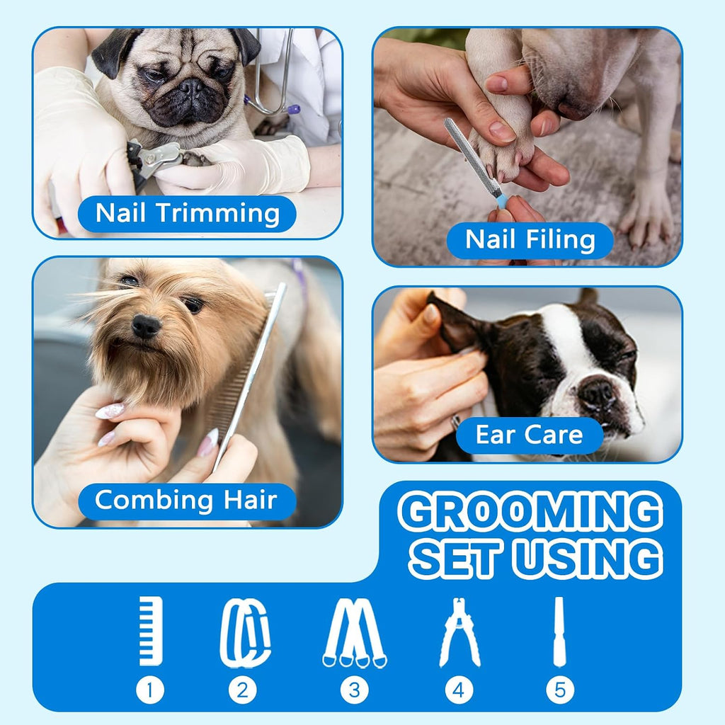 Dog Grooming Hammock for Small Dogs, Dog Hanging Harness for Nail Trimming Doorframe, Pet Holder Restraint for