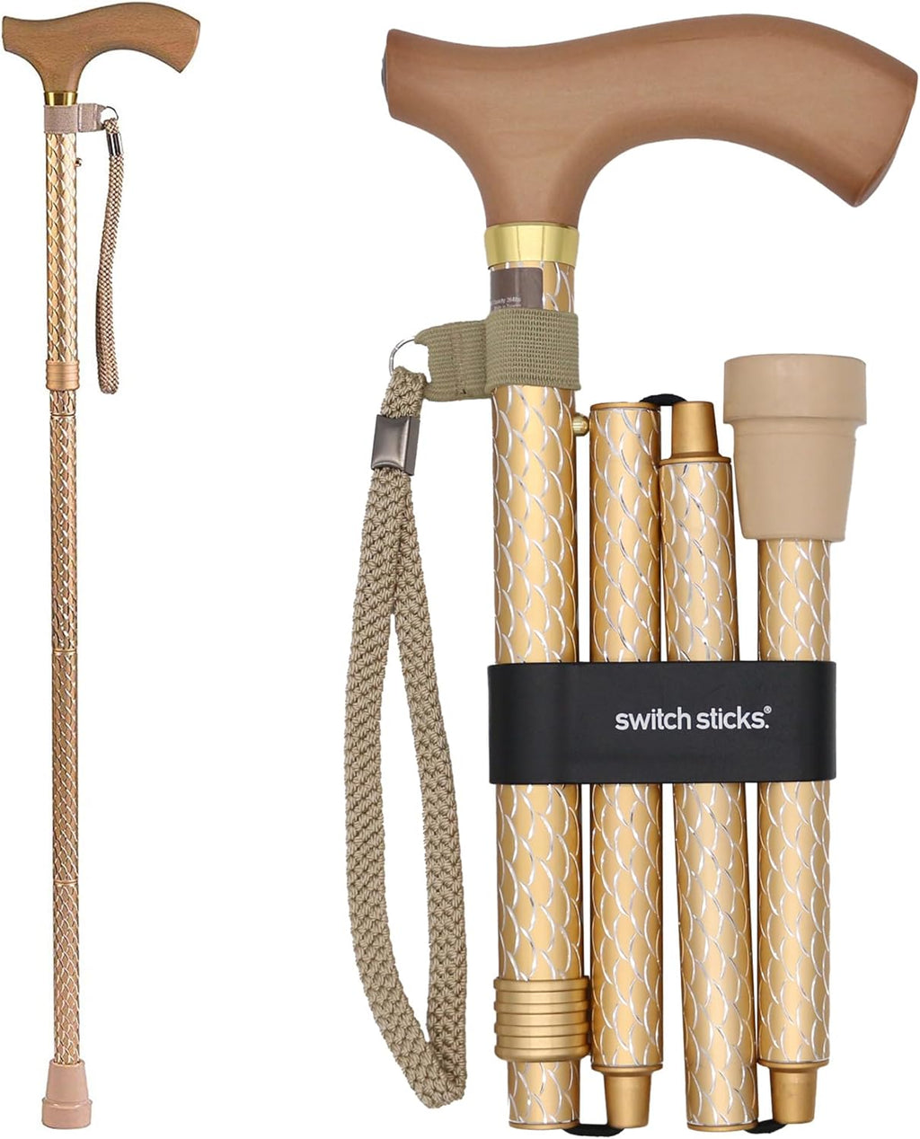 Folding Walking Cane For Women & Men