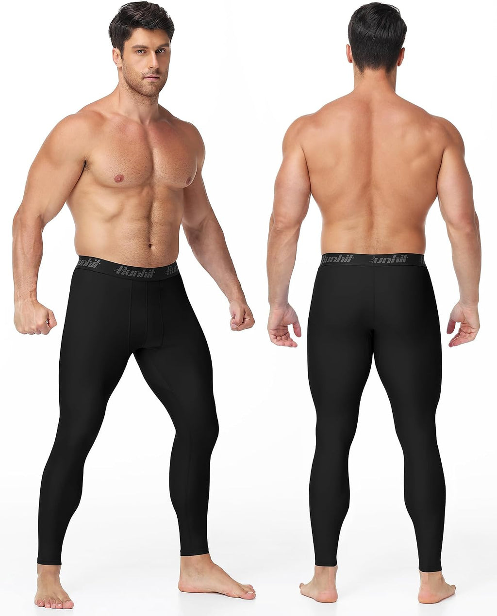 Men's BJJ Rash Guard Jiu Jitsu Compression Spats Pants No Gi MMA Leggings Martial Arts Sports Tights Base Layer