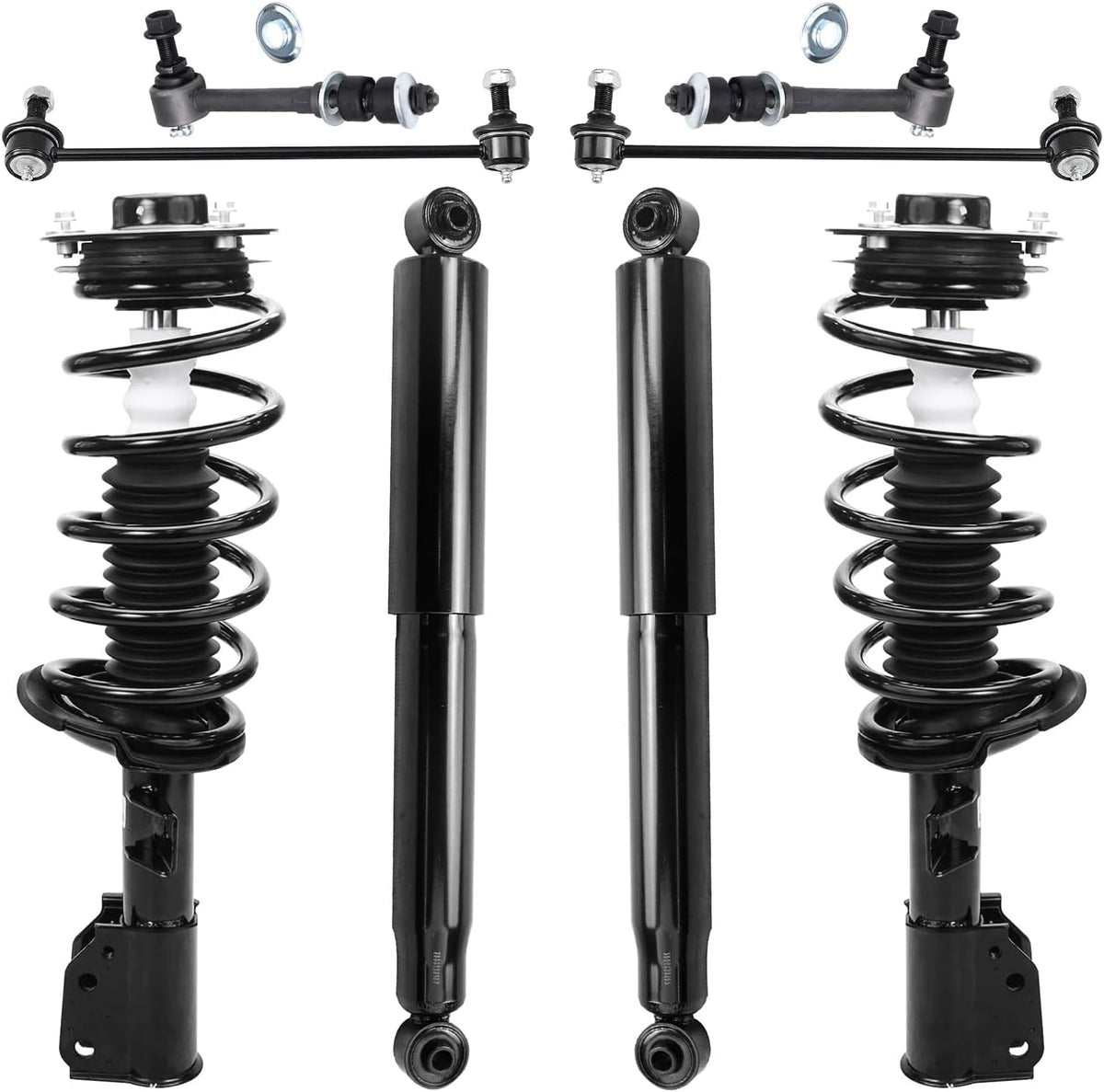 Detroit Axle - 8pc Struts Shocks Kit for 10-17 Chevy Equinox GMC Terrain