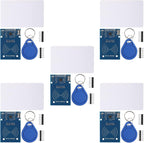 5PCS RFID Kit Mifare RC522 Reader Module RF IC Card Sensor Module with S50 White Card+Key Ring