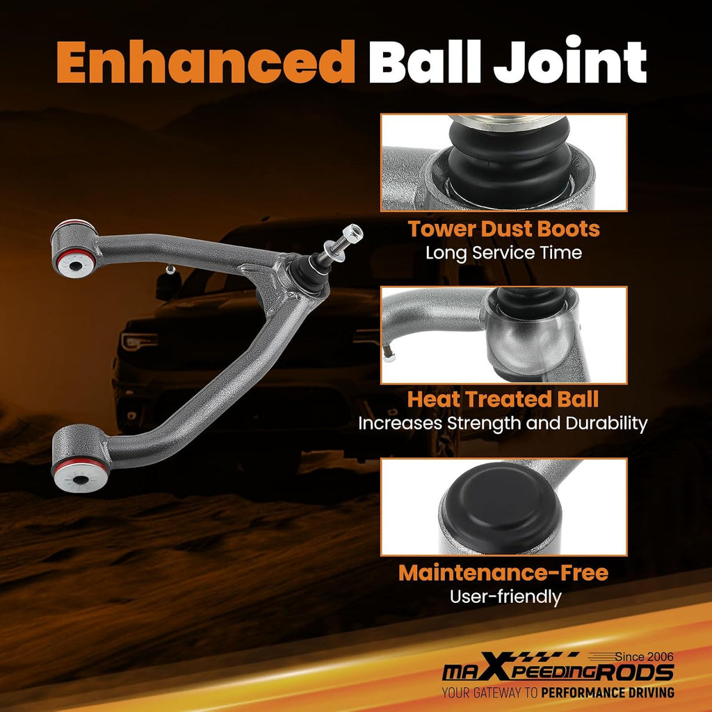 maXpeedingrods 2-4” Lift Upper Control Arm for 07-18 Silverado/Sierra 1500