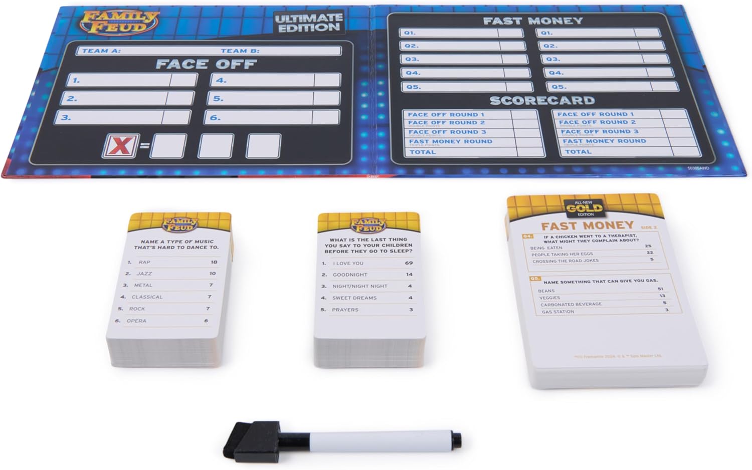 Spin Master Games, Family Feud: Ultimate Edition, Includes Tin Storage Box & 50 Bonus Questions, Friendly Competition