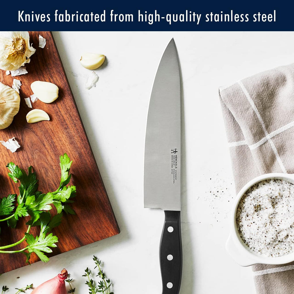 Statement 15 pc Knife Block Set, Razor-Sharp, German Engineered