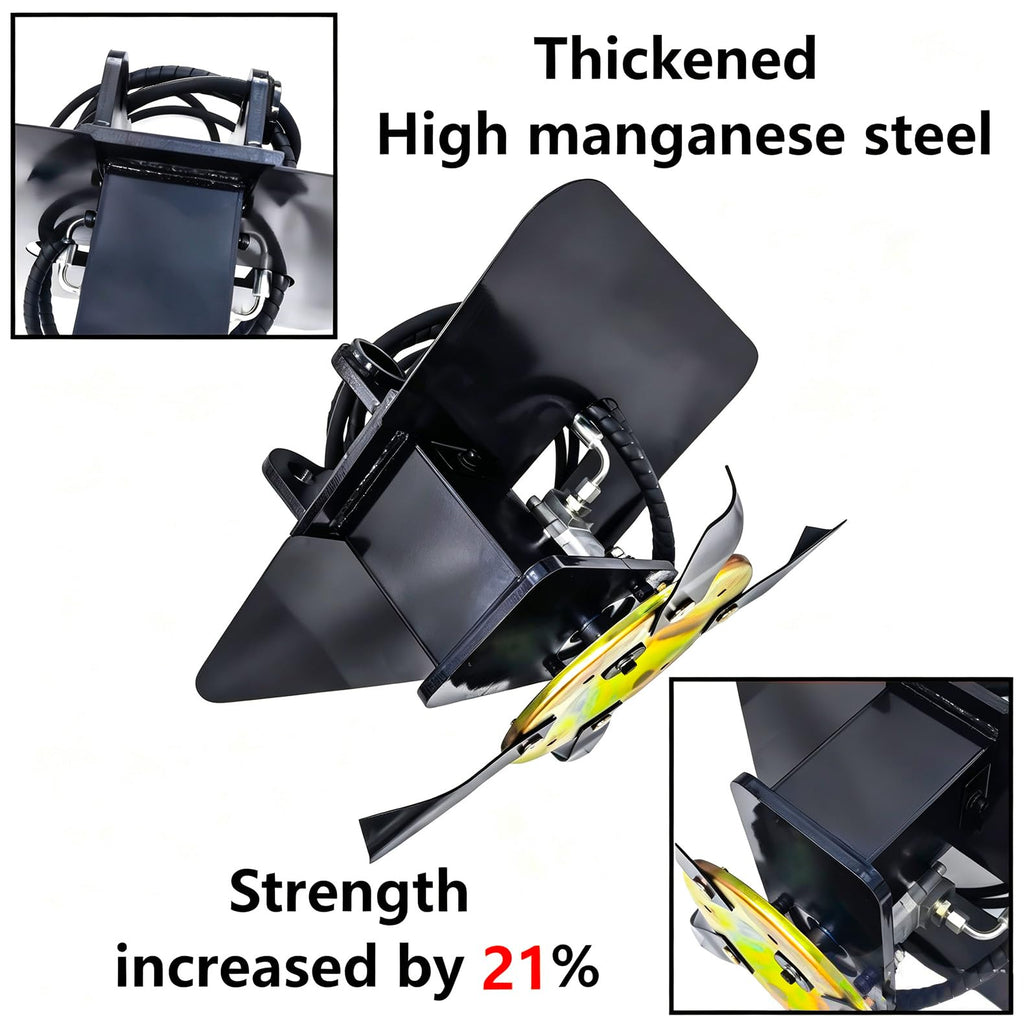 Hydraulic Mower Grass Cutter Attachment for 0.8Ton-1.8Tons Mini Excavator