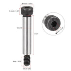 uxcell Alloy Steel Hexagon Socket Head Shoulder Screws Bolts, 1-1/2" Shoulder Length, 5/16" Shoulder Dia, 1/4-20 Thread, 4pcs