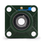 XIKE 2 Pcs UCF203 Bore 17 mm Pillow Block Square Flange Mounted Ball Bearings.
