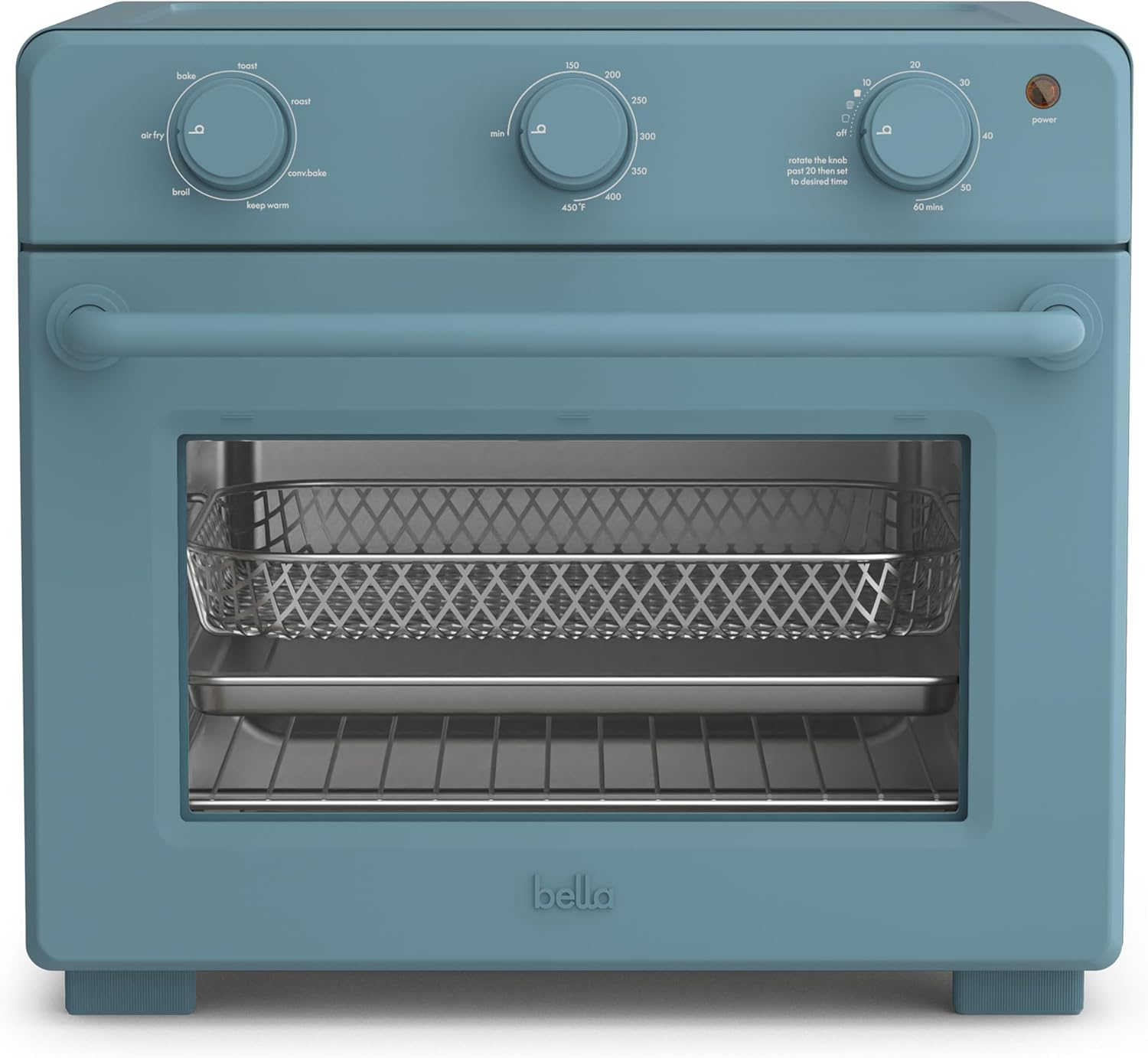 6 Slice Toaster Oven With Air fryer, Surf