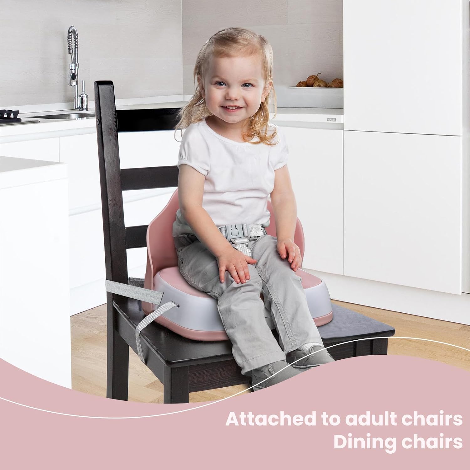 Baby Booster Seats, Portable High Chairs for Babies and Toddlers, HighChair for Baby from 6 Months to 3 Years