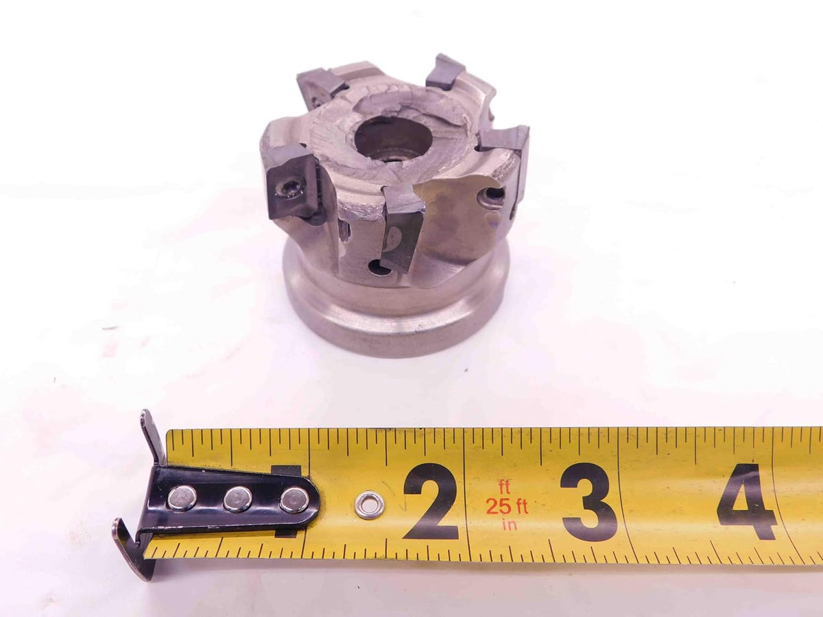 ISCAR 2" O.D. 90 DEG FACE Mill 3/4 Pilot 5/16 Key Holds 5 Inserts ADKT 1505 2.0 - EA0871CM4