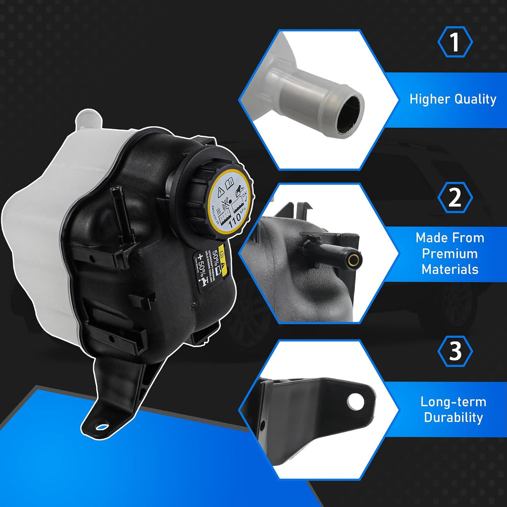 Engine Coolant Reservoir Tank Compatible with 2008-2018 Ford
