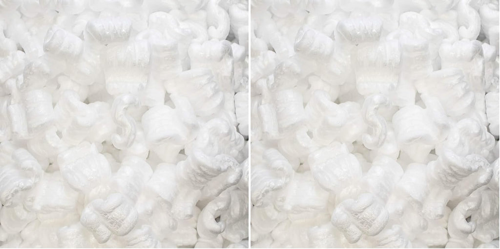 .25 Cu Ft - White Packing Peanuts - Anti-Static S Shaped Cushion for Shipping, Void Filling & Storage - Protect Your