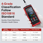 Digital Vibration Meter, 3-in-1, 3 Probes, ISO 10816