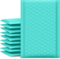 Bubble Mailers 4x8" Teal 50 Pack Usable Size 4x7" Padded Envelopes