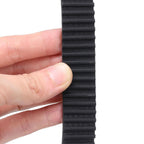 uxcell 2pcs HTD-5M Rubber Timing Belt 59 Teeth, 295mm Pitch Length x 15mm Width x 3.6mm Height, Closed Loop Pulley Timing Belt