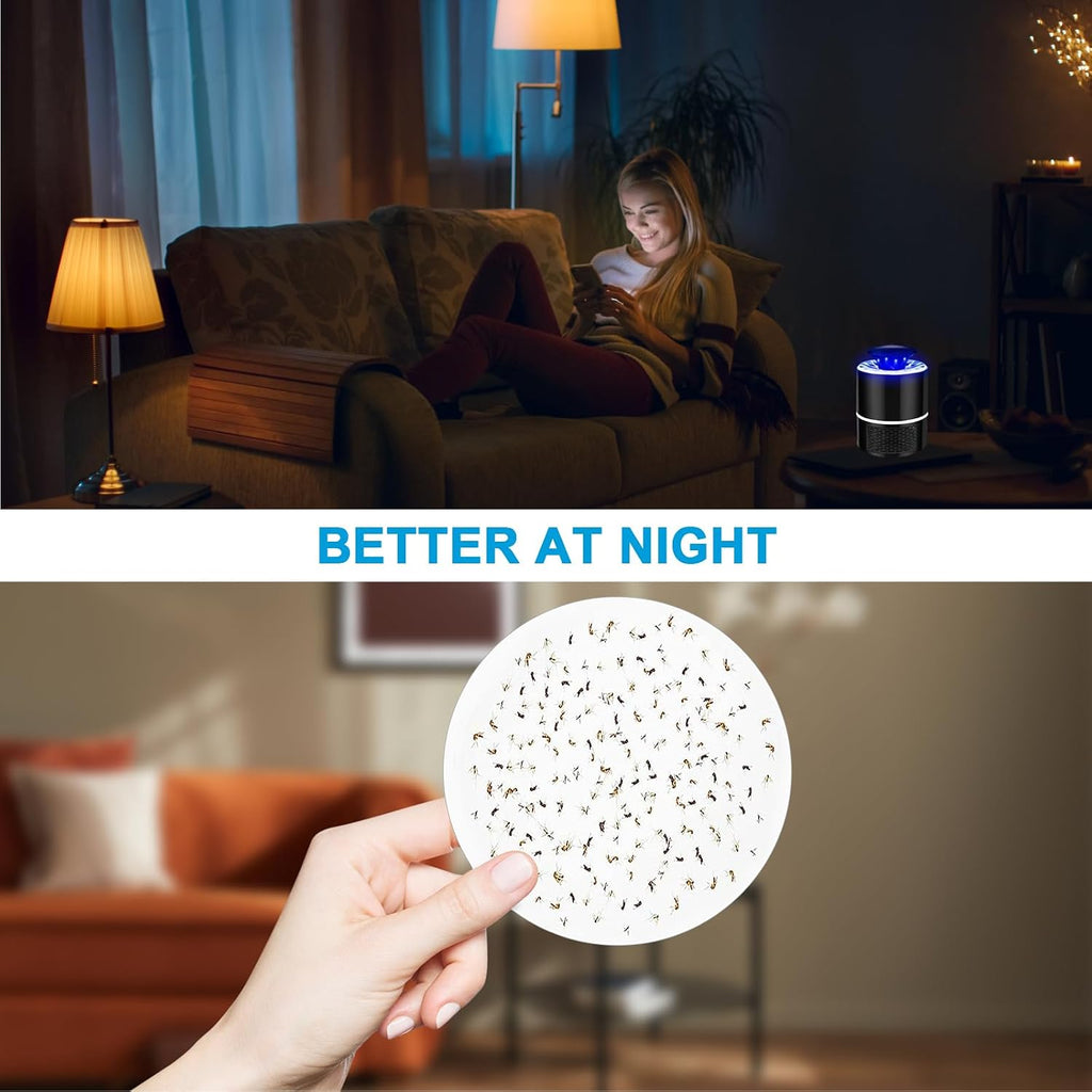4.3-inch Katchy Replacement Rubber Plate, Indoor Rubber Plate Filled with Sticky Card Suitable for Indoor Insect