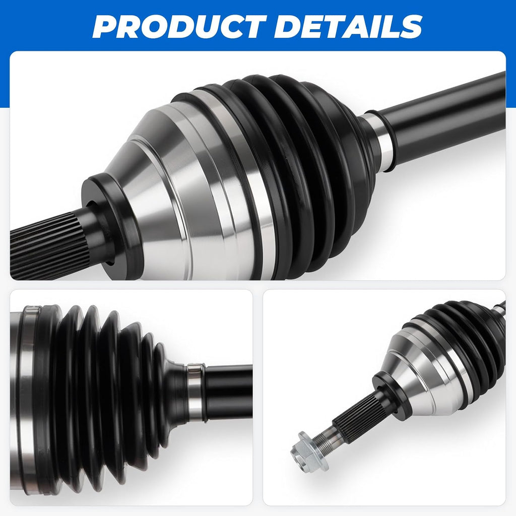 TadaMark New Front Left & Right CV Axle Shaft Assembly for FWD Only