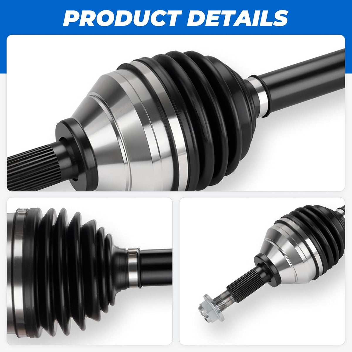 TadaMark New Front Left & Right CV Axle Shaft Assembly for FWD Only