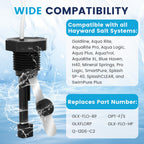 Glx-Flo-Rp Flow Switch for Hayward Salt System & Salt Cell, Metal White
