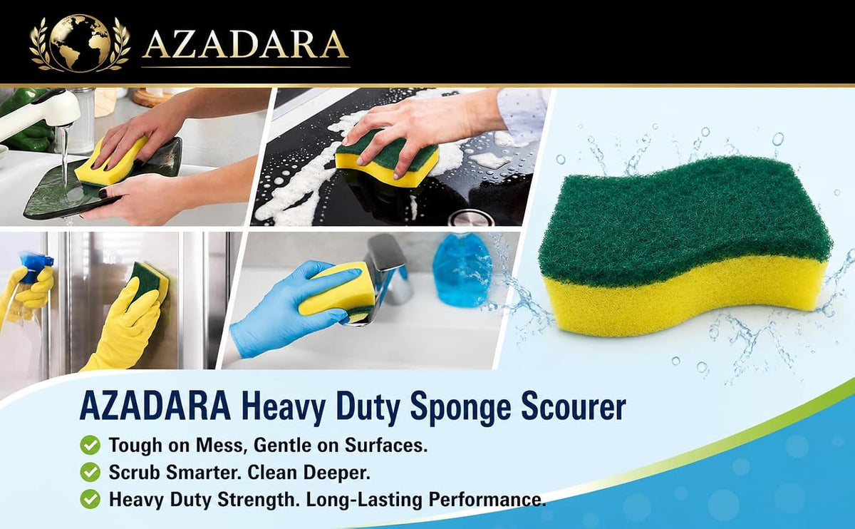 Heavy Duty Kitchen Sponges, 24 Pack
