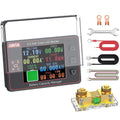 500A Battery Monitor Shunt 8-100V 2.4 Inch Color Screen Sliding Cover