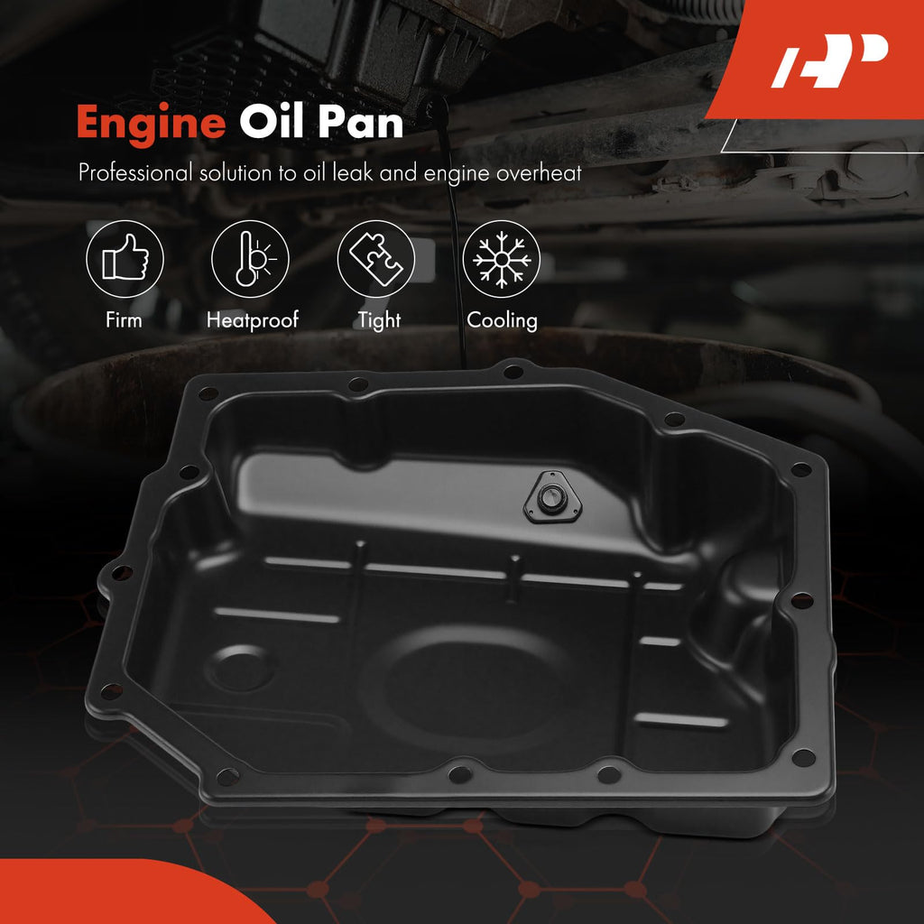 A-Premium 42RLE Transmission Oil Pan with Filter, Plug & Gasket