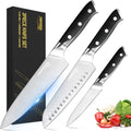 3PCS Chef Knife Set, German High Carbon Steel