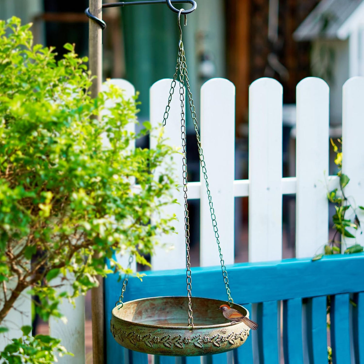 Hanging Bird Baths for Outdoors, Outdoor Bird Bath, Metal Bird Feeder