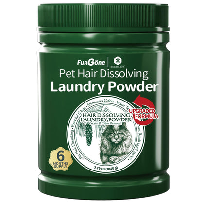 Pet Hair Odor & Stain Remover Laundry Powder, 6-Month Supply