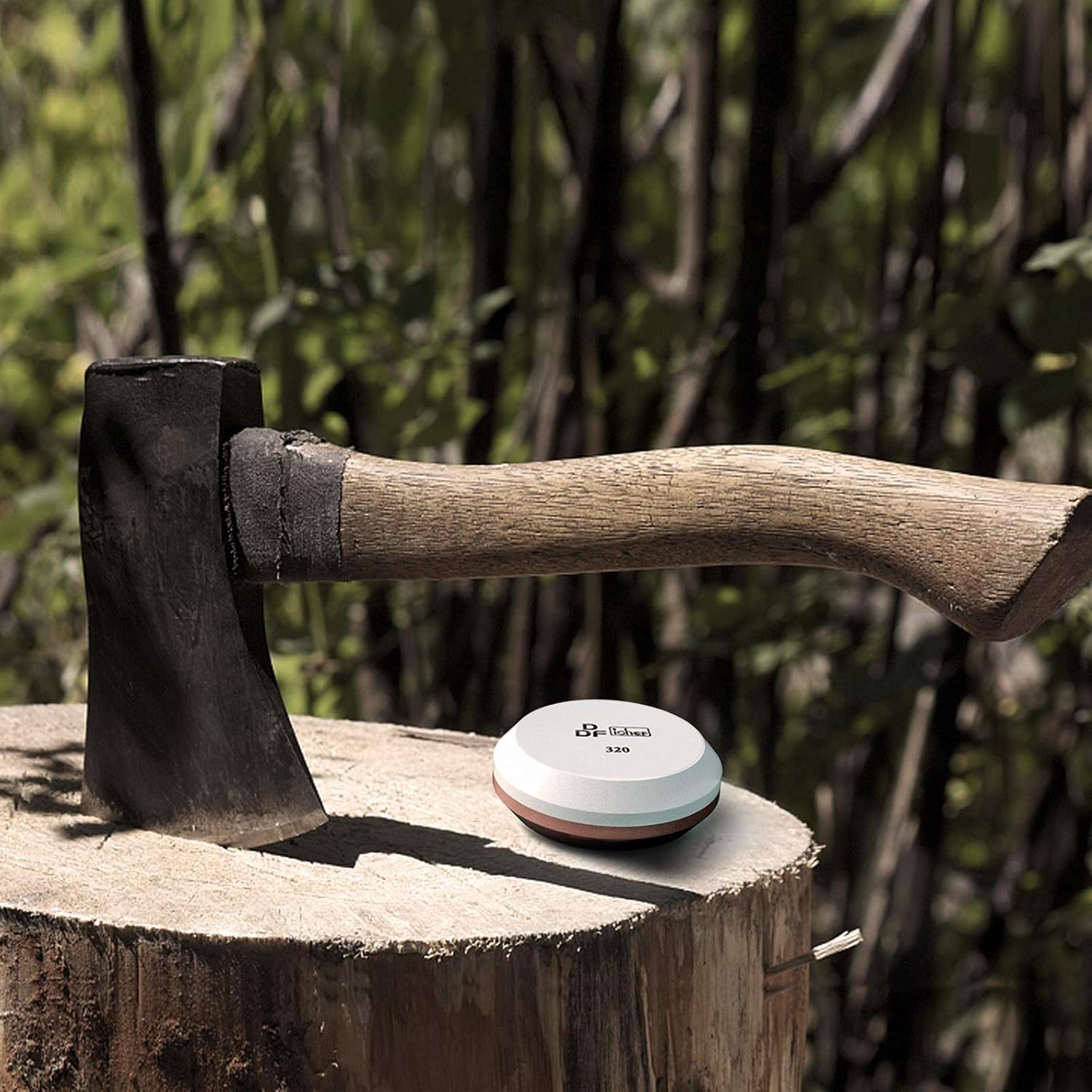 Axe/Hatchet Sharpening Stone 180/320 Grit with Portable Bag