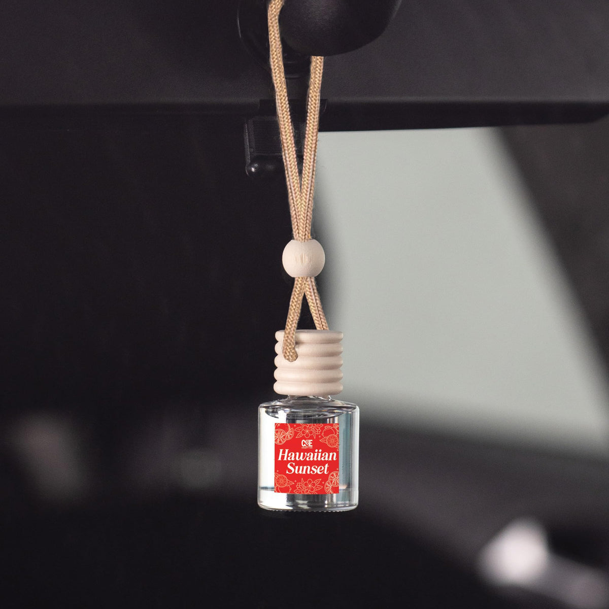 CANDECraftCo 2 Pack Hanging Car Air Freshener Diffuser for Essential Oils