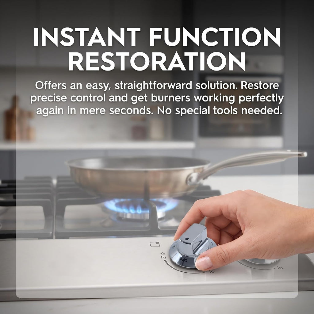 Burner Control Knob Compatible with Electrolux 318242275