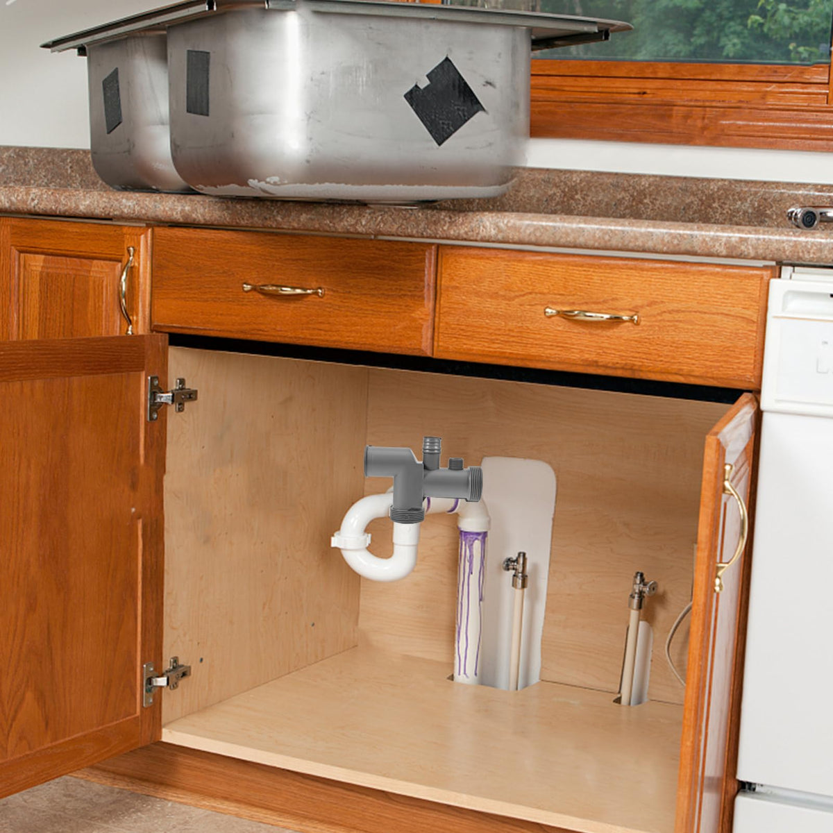 Garbage Disposal Pipe Replacement Bend Head Fitting for Kitchen Sink