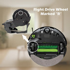 Goodsby Replacement Right Drive Wheel Module Compatible with Roomba Combo j7+, Combo j9+, 10 Max Combo Models Robotic Vacuum Cleaner