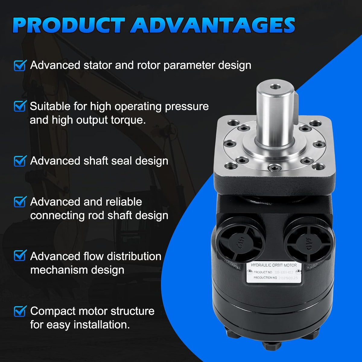 103-1003-012 Hydraulic Motor Replacement for Eaton Char-Lynn S Series