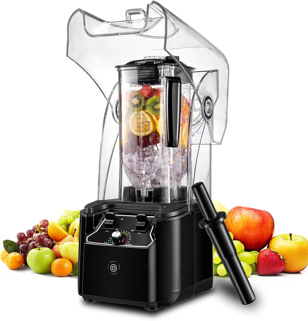 Professional Commercial Blender with Quiet Shield Enclosure 2200W