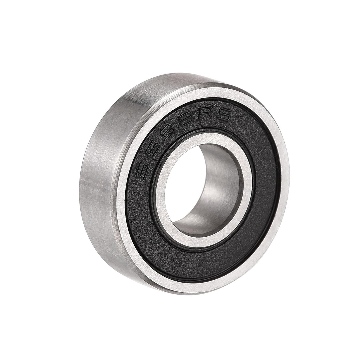 uxcell S698-2RS Stainless Steel Ball Bearing 8x19x6mm Double Sealed Bearings 2pcs