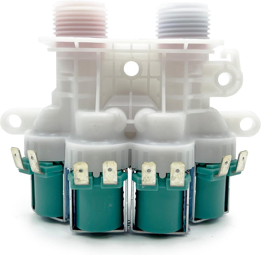 Washing Machine Water Inlet Valve Fit for Maytag MVWB765FW0 MVWB835DW2 MVWB766FW0 MVWB855DC2 MVWB835DW3 MVWB835DW1 MVWB835DW4 MVWB765FW1 MVWB765FW2 MVWB765FW3 MVWB855DC3 MVWB766FW1 MVWB865GC0