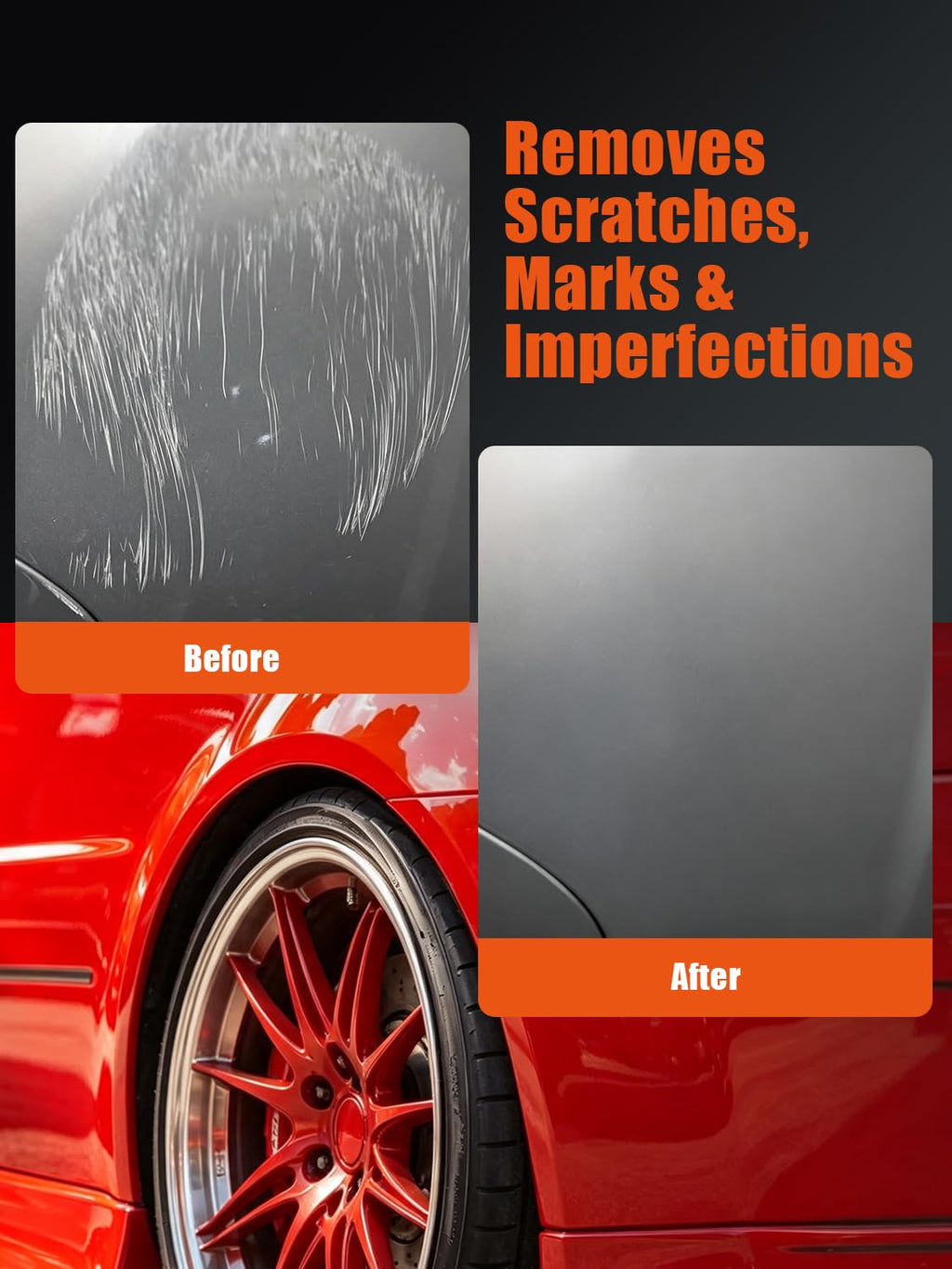 Mix Polishing Compound, SPTA 4.06oz (120ml) Polishing Compound Car Scratch & Swirl Remover Rubbing Compound &