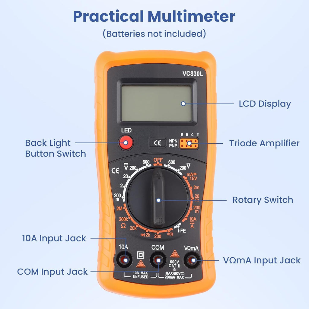 Multi-in-1 Soldering Iron Kit Temp 392℉-842℉ for Electronics DIY | 110V US Plug, 80W Soldering Iron, 5 Soldering