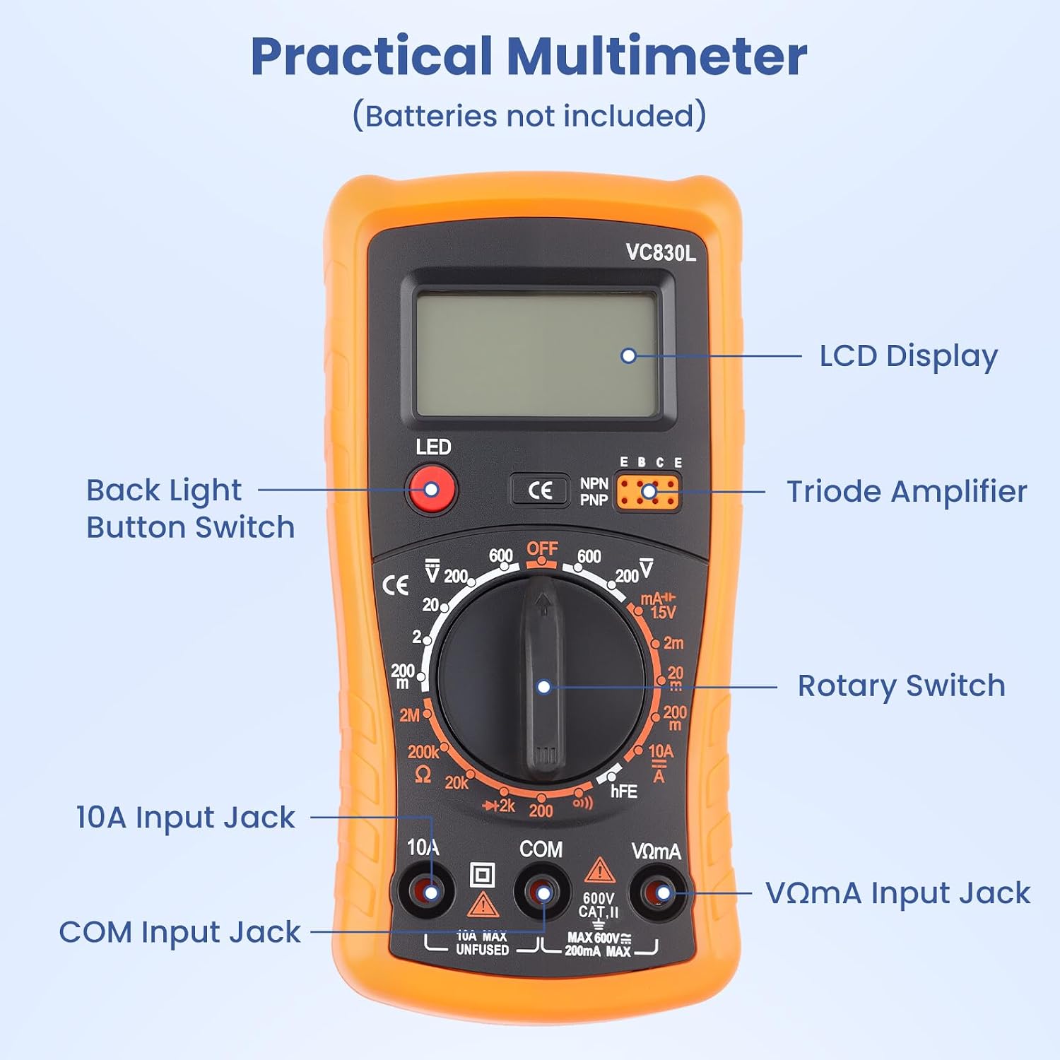 Multi-in-1 Soldering Iron Kit Temp 392℉-842℉ for Electronics DIY | 110V US Plug, 80W Soldering Iron, 5 Soldering