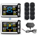 RV Tire Pressure Monitoring System, TPMS Sensors Set of 8 | Color LCD Display, Ideal for Travel Trailer/5th