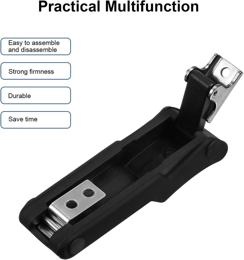 Mudder 2 Pcs Flexible Rubber Draw Latch Boat Hatch Latches