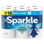 Pick-A-Size Kitchen Paper Towels, 6 Double Rolls, 660 Sheets