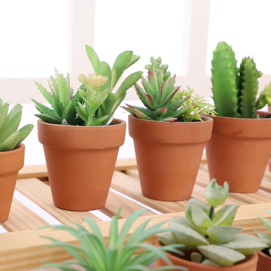2.5 inch Terracotta Pots with Drainage Holes,Small Mini Clay Ceramic Pottery Planter,Cactus Flower Terra Cotta