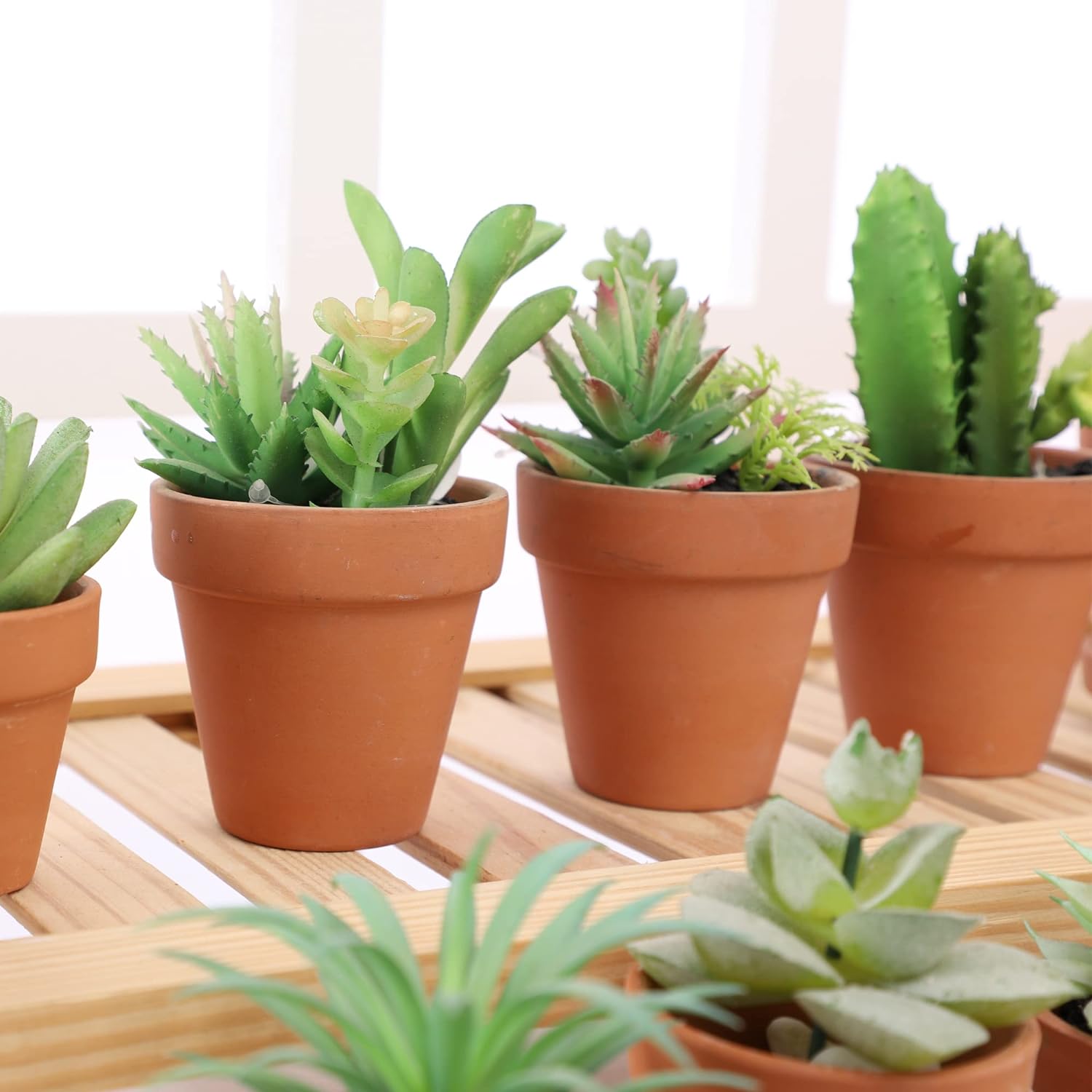 2.5 inch Terracotta Pots with Drainage Holes,Small Mini Clay Ceramic Pottery Planter,Cactus Flower Terra Cotta