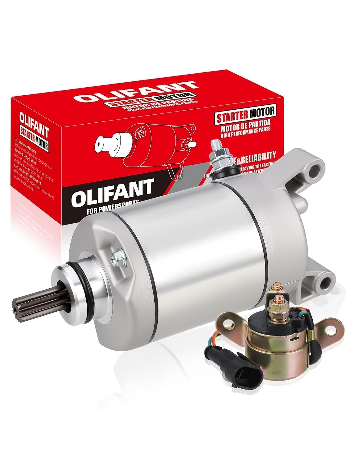 Starter & Relay for Polaris Ranger 570 2014-2021/Ranger 500 2017-2022