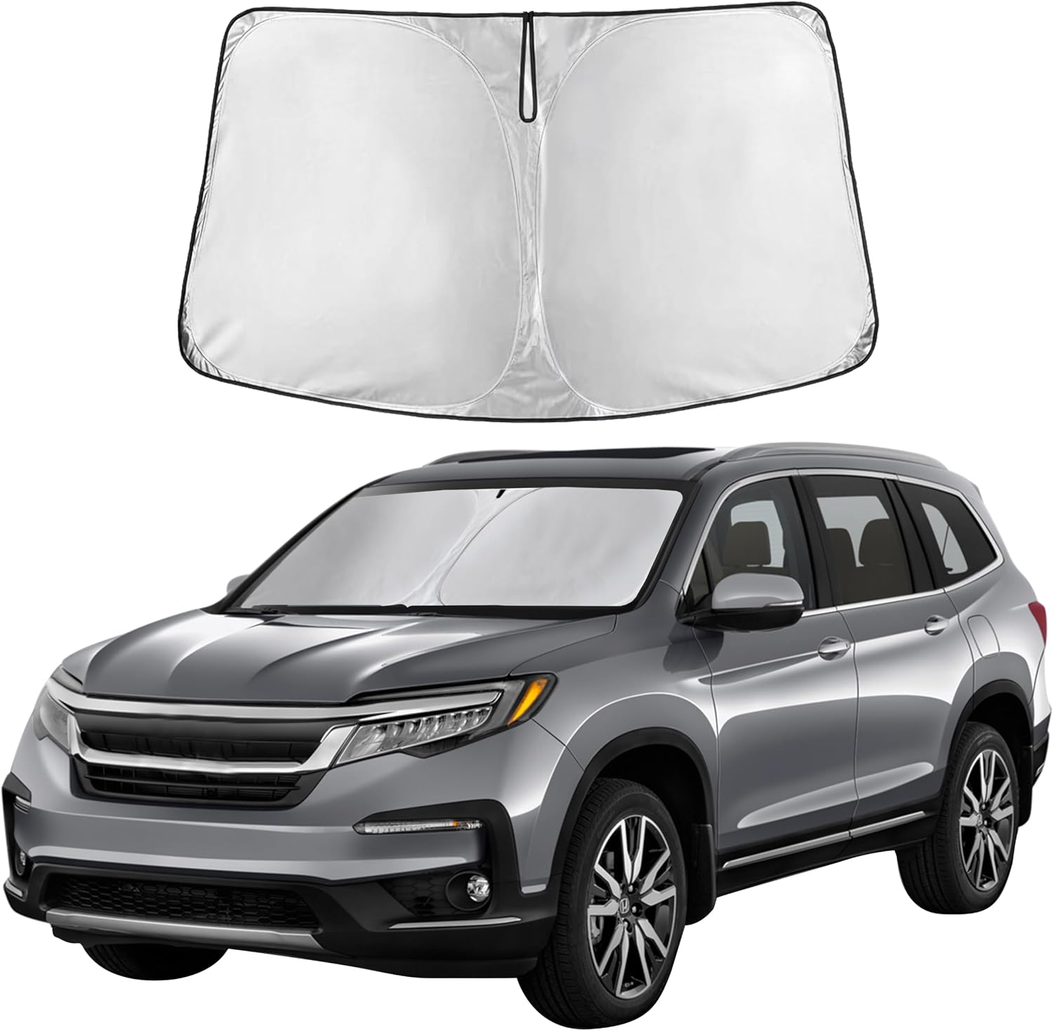 Windshield Sunshade for Honda CRV 2023-2024 2025 2026 Sun Visor for Front Windshield & Window Sun Shade Cover, UV