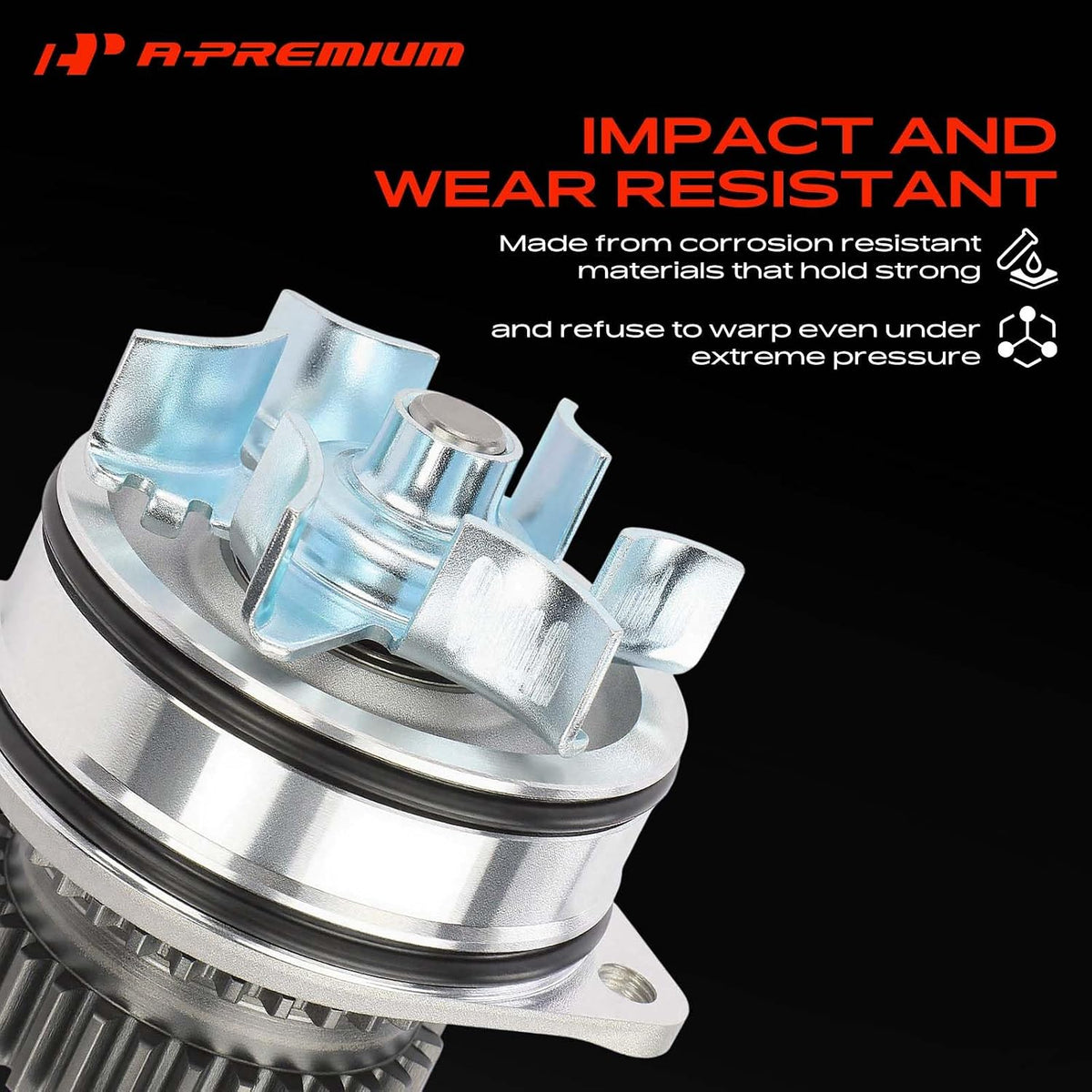 A-Premium Engine Water Pump (V6 3.5L 4.0L) Compatible with Nissan, Infiniti